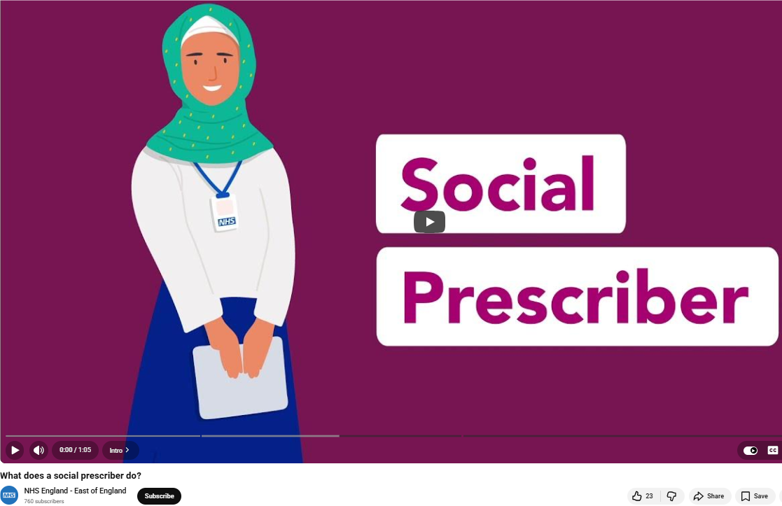 Social prescriber video