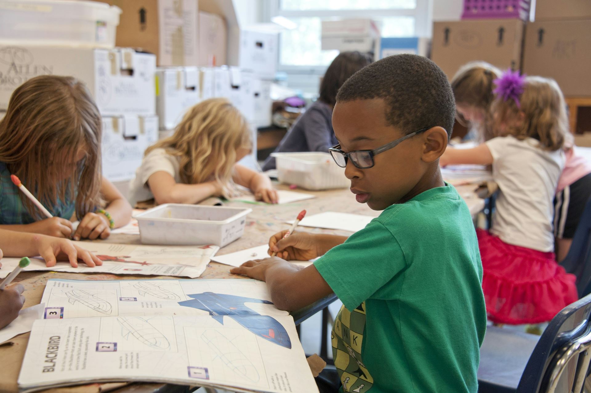 Children in a school